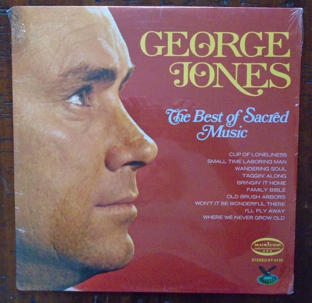 GEORGE JONES, The Best Of Sacred Music USA New Old Stock Sealed LP