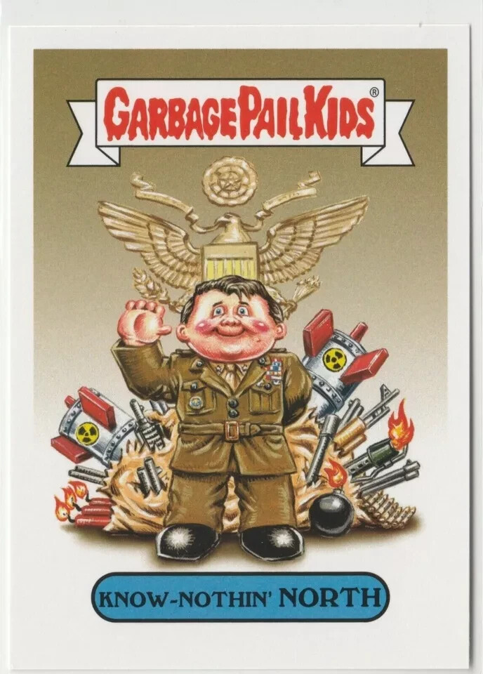 Know-Nothin North #4b Garbage Pail Kids GPK 2018 We Hate the 80s Trading Card