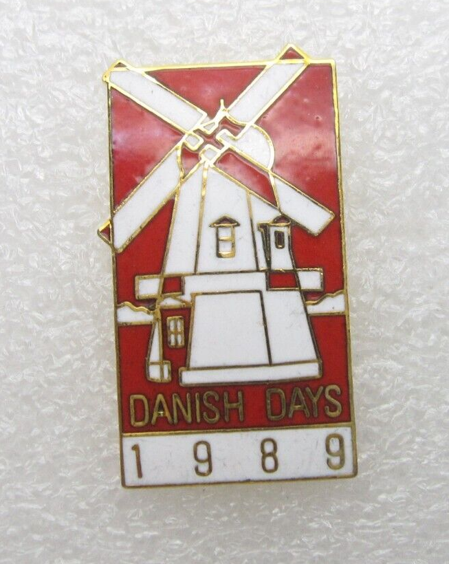 1989 Danish Days Windmills Lapel Pin (C33)
