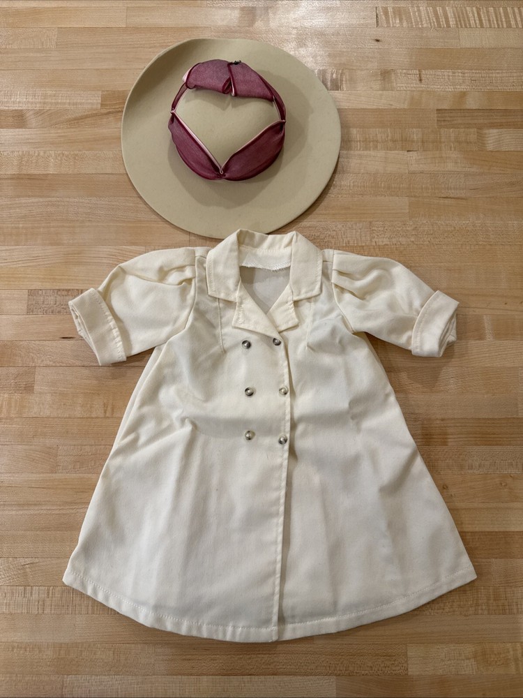 American Girl Samantha's Travel Coat Hat Outfit Pleasant Company Doll Jacket