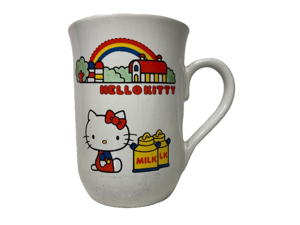 Vintage 1976 Hello Kitty Mug Made In Japan H1