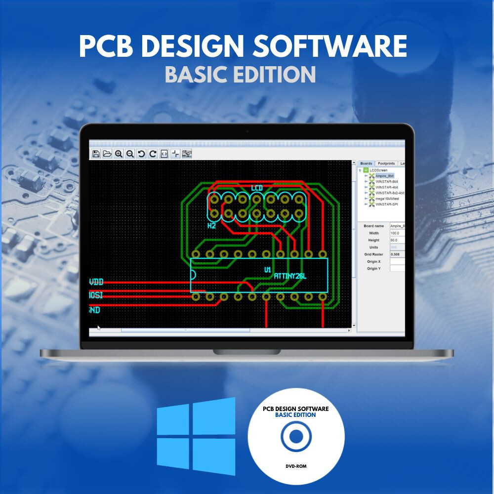 PCB Design software Circuit Board Design create Prototype Boards for Beginners