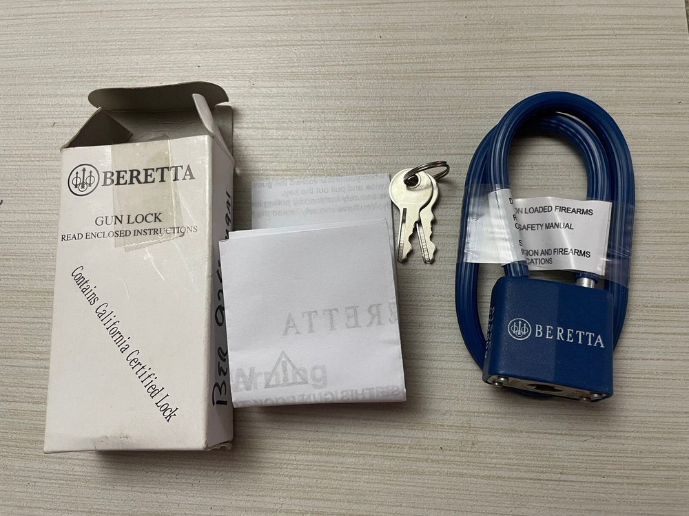 New Old Stock Beretta Gun Lock Firearm Beretta 92FS M9A1