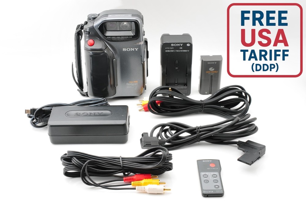 [NEAR MINT] Sony Handycam CCD-SC7 Camcoder  Video Camera HI-8 JAPAN #181