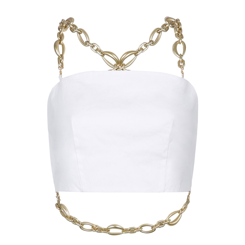 Cross Halter Solid Color Fashion Sling Women casual top