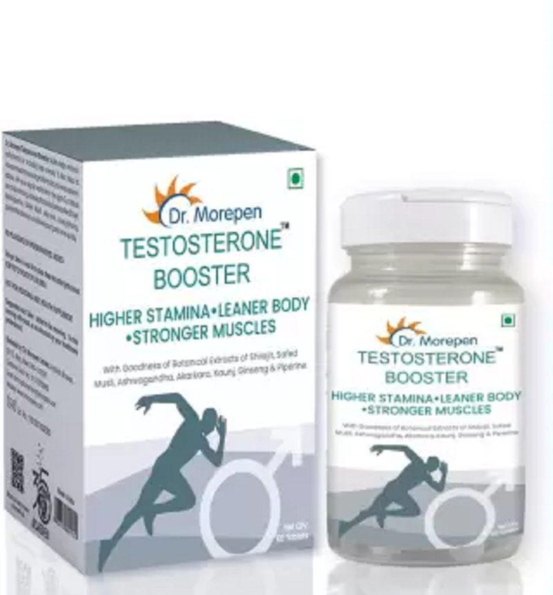 Dr. Morepen Testosterone Booster Tablet For Muscle Growth Pack Of 60 Tablets