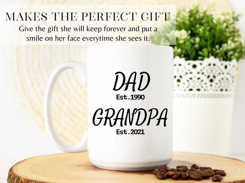 New Grandpa Mug Personalized New Grandpa Gift New Grandpa Cup New Grandpa Name