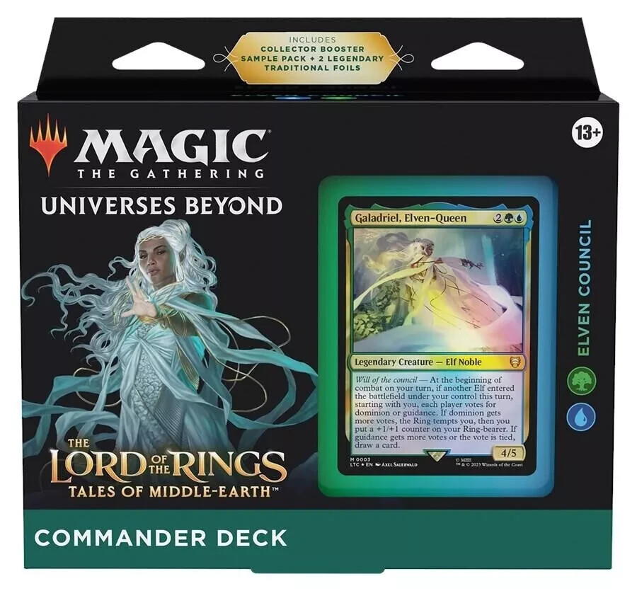 New Sealed MTG LOTR Elven Council Commander Deck Tales of Middle-earth