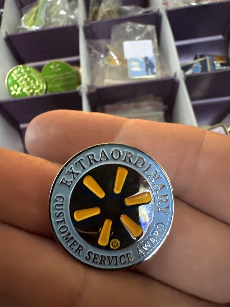 Walmart Limited Metal Lapel Pin –Collectible Customer Service