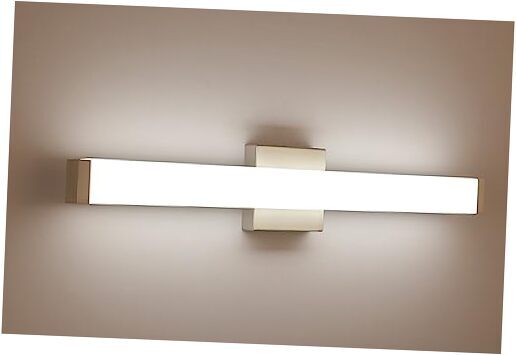 Bathroom Vanity Light Square LED 24 inch 14W 4000K Natural 24in Brushed Nickel