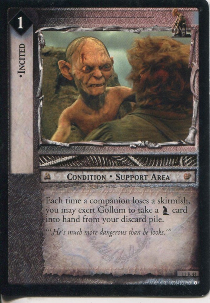 Lord Of The Rings CCG Shadows 11R44 Incited