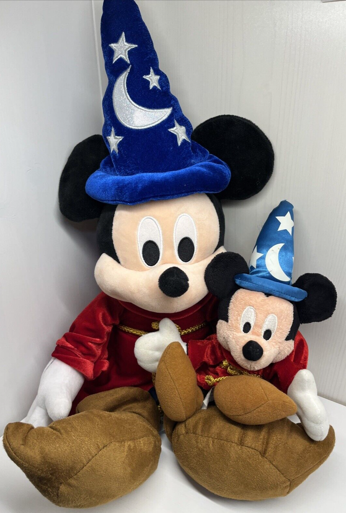 Disney Fantasia Sorcerer Mickey Mouse 23 Inch Plush Stuffed Doll
