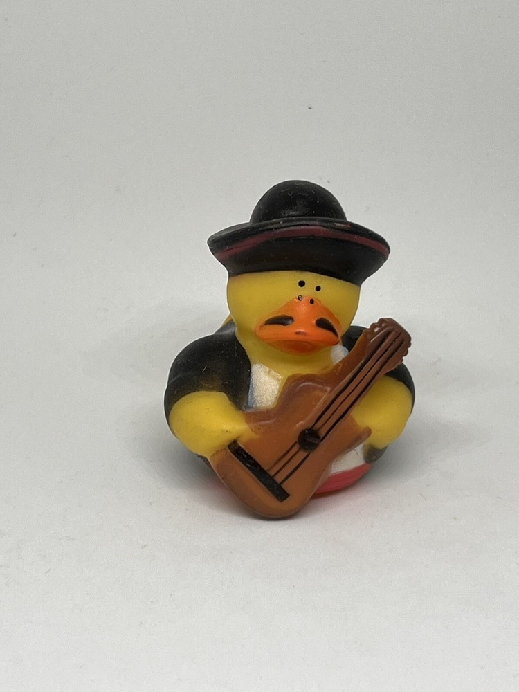 Mariachi Rubber Duck Mexican 2 Inch Bath Pool Jeep Toy Ducky