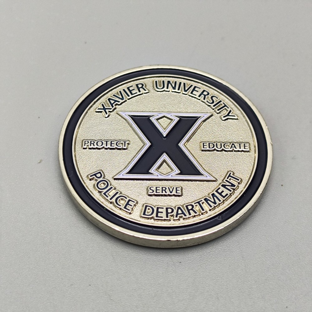 Xavier University Police Department All for One Challenge Coin