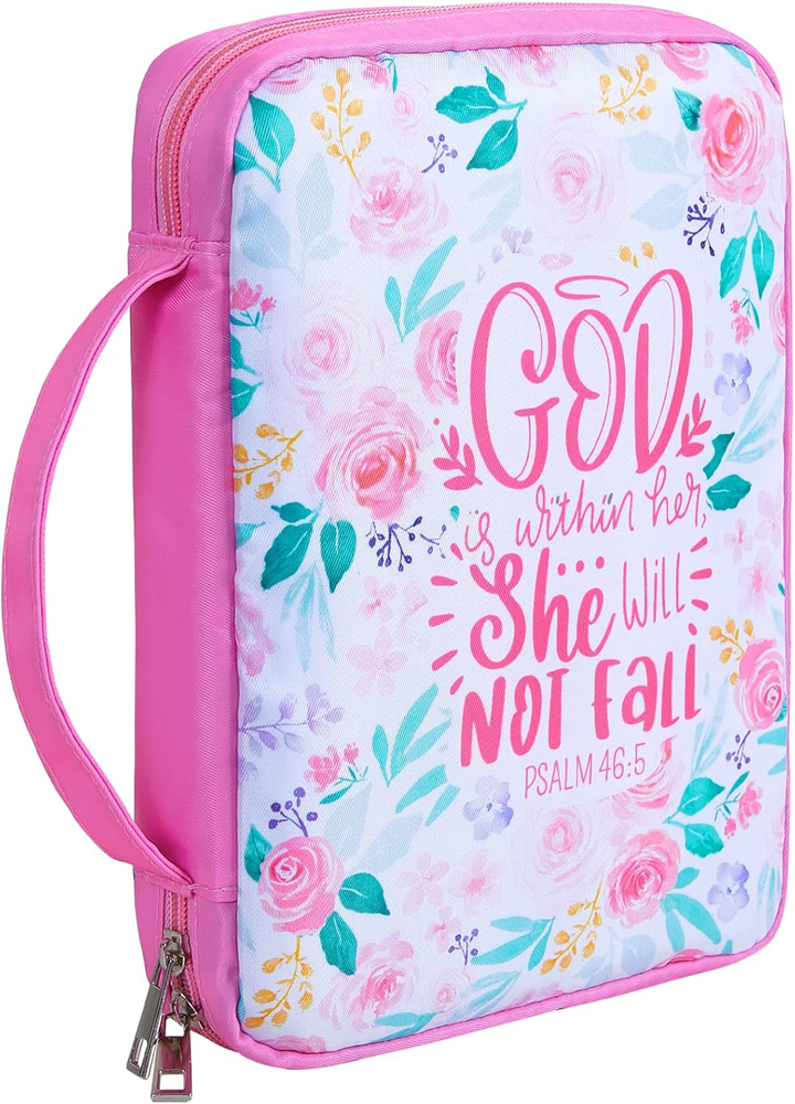 Stylish Large Bible Tote Bag with Handles for Women and Kids Journaling Essentials