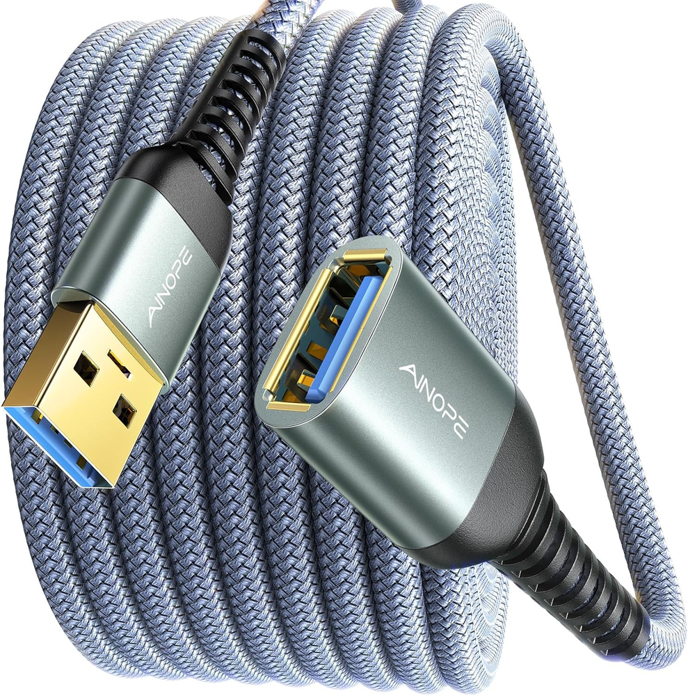 AINOPE USB 3.0 Extension Cable Male to Female High-Speed Extender