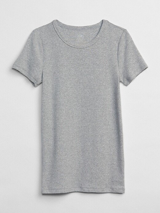 Gap  Modern Crewneck T-Shirt Short Sleeves Heather Grey  Woman's Size X-Large.