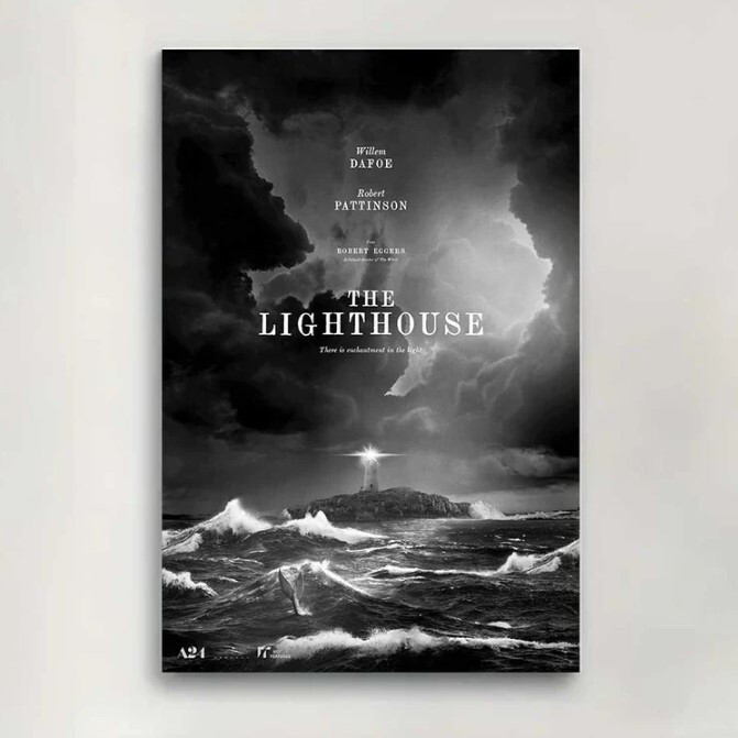The Lighthouse Movie Poster,Room Decor Wall Art Print