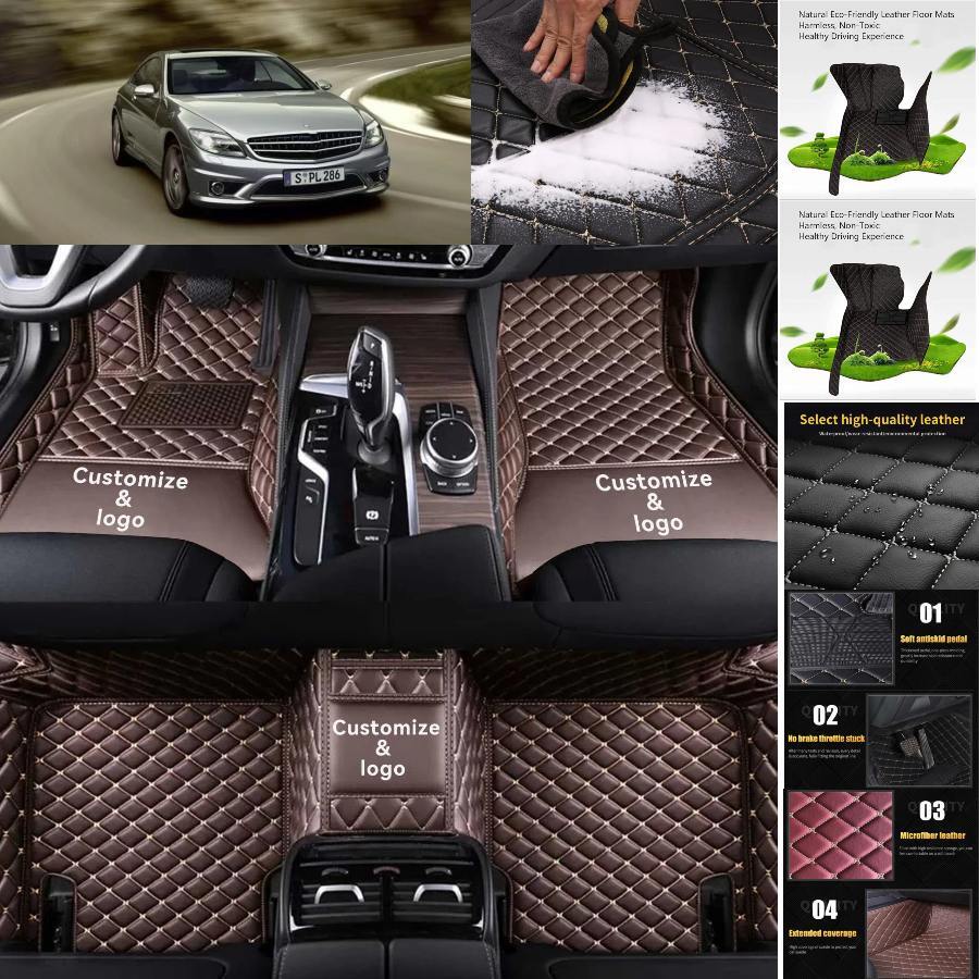Customizable Waterproof Floor Mats for Mercedes Benz CL Car Liners