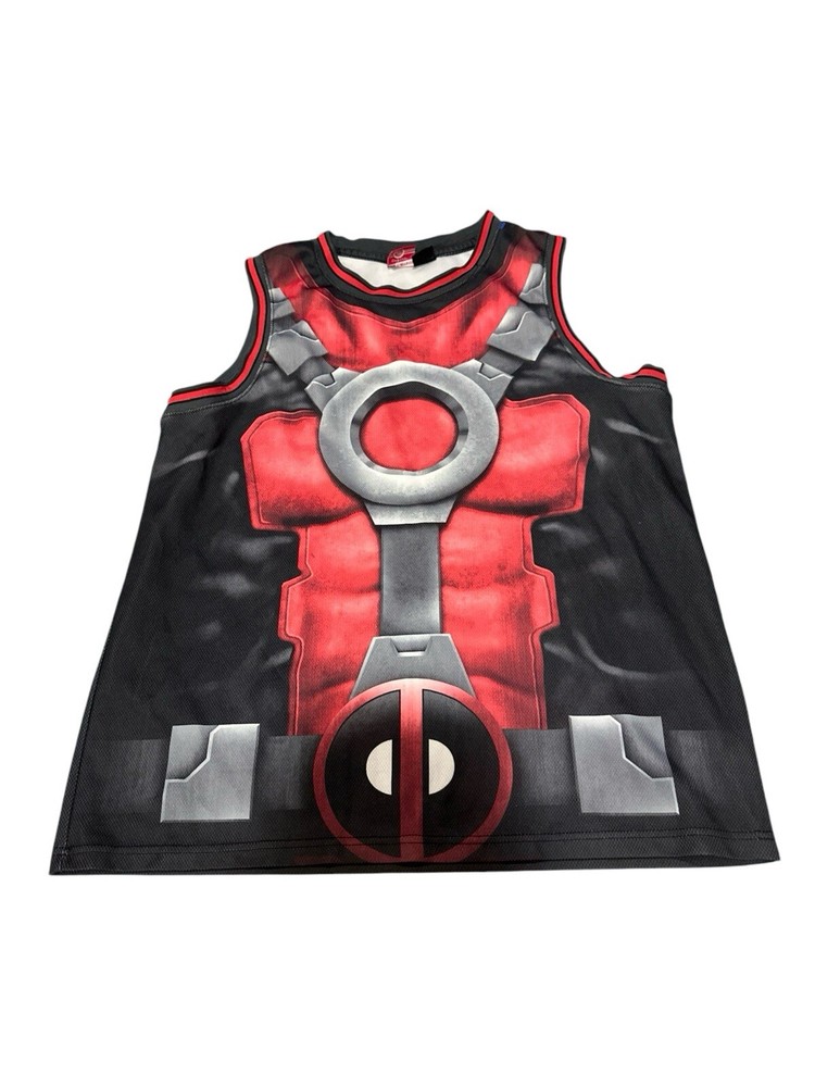 DEADPOOL Men's Jersey Marvel Size XL Mad Engine NICE