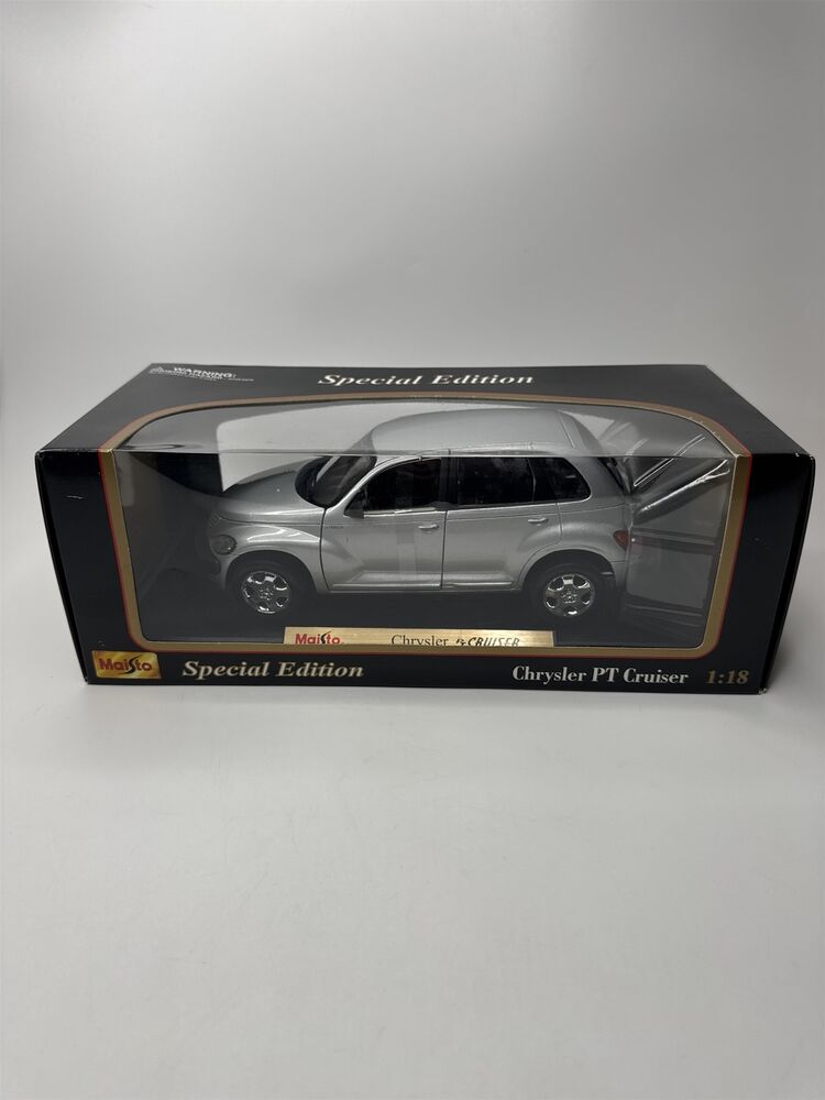 MAISTO 1:18 Special Edition Chrysler PT Cruiser SILVER 31895 Collectible Car