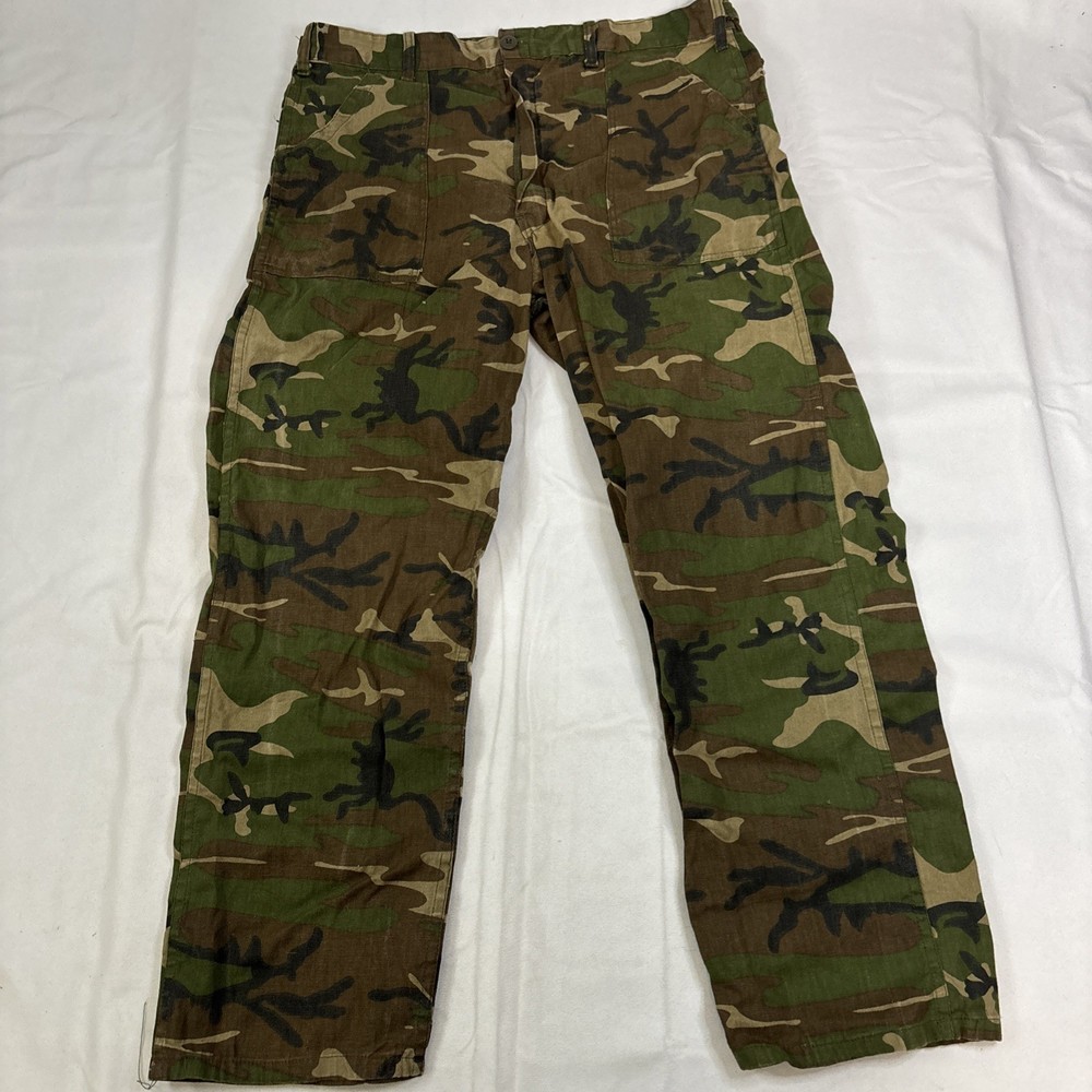 Ranger Camouflage Pants Men’s Large Woodland Camo Cargo