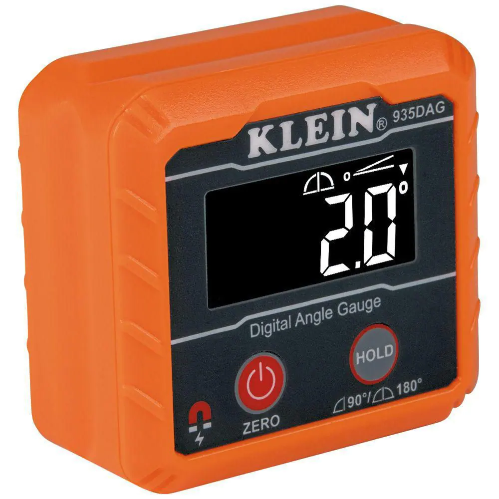Klein Tools Digital Angle Gauge with Strong Magnetic Base and High Visibility Display-image