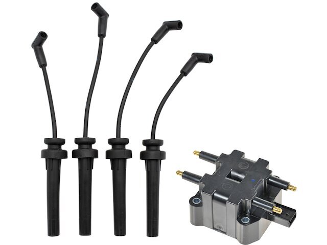 Ignition Coil and Spark Plug Wire Set fits Sebring 1995-1999 2.0L 4 Cyl 35MBTX