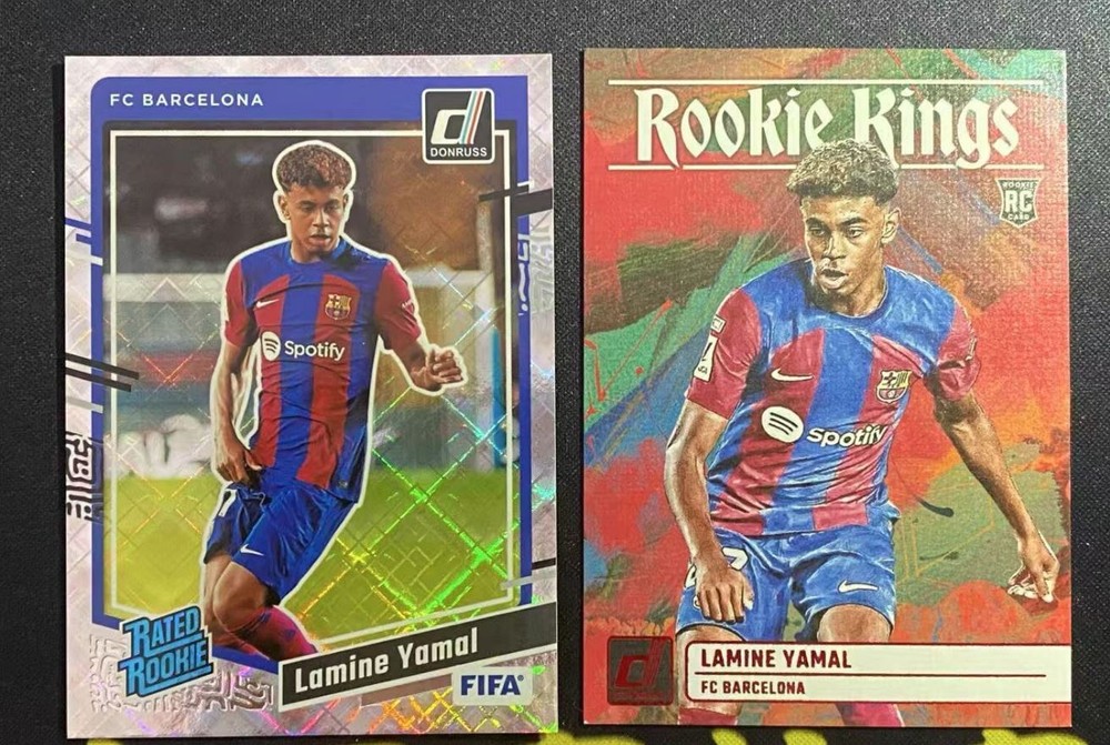 Lamine Yamal 2023-24 Panini Donruss Rookie Kings+Argyle Silver lots2 -vi