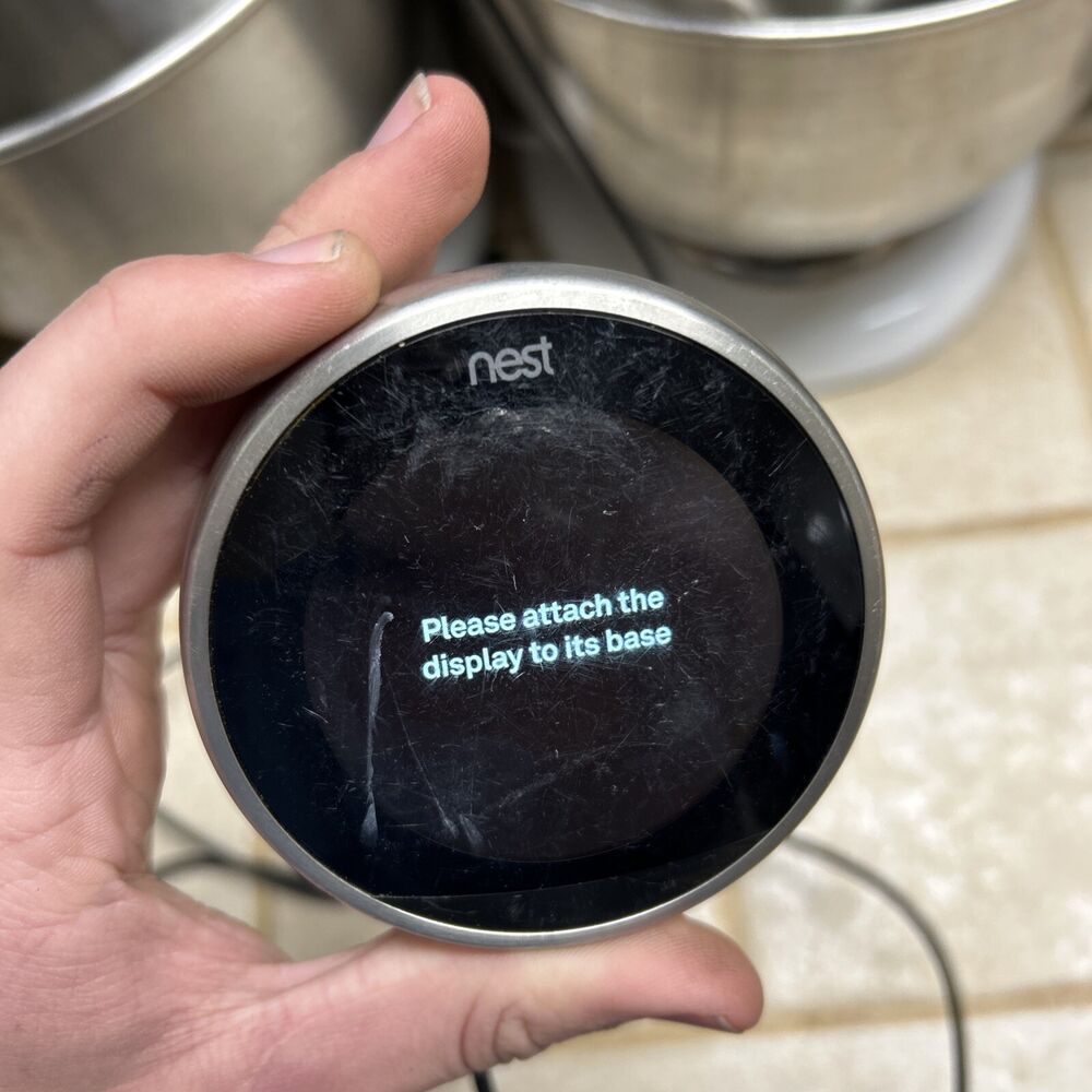 Google Nest 3rd Generation Learning WIFI Thermostat Only