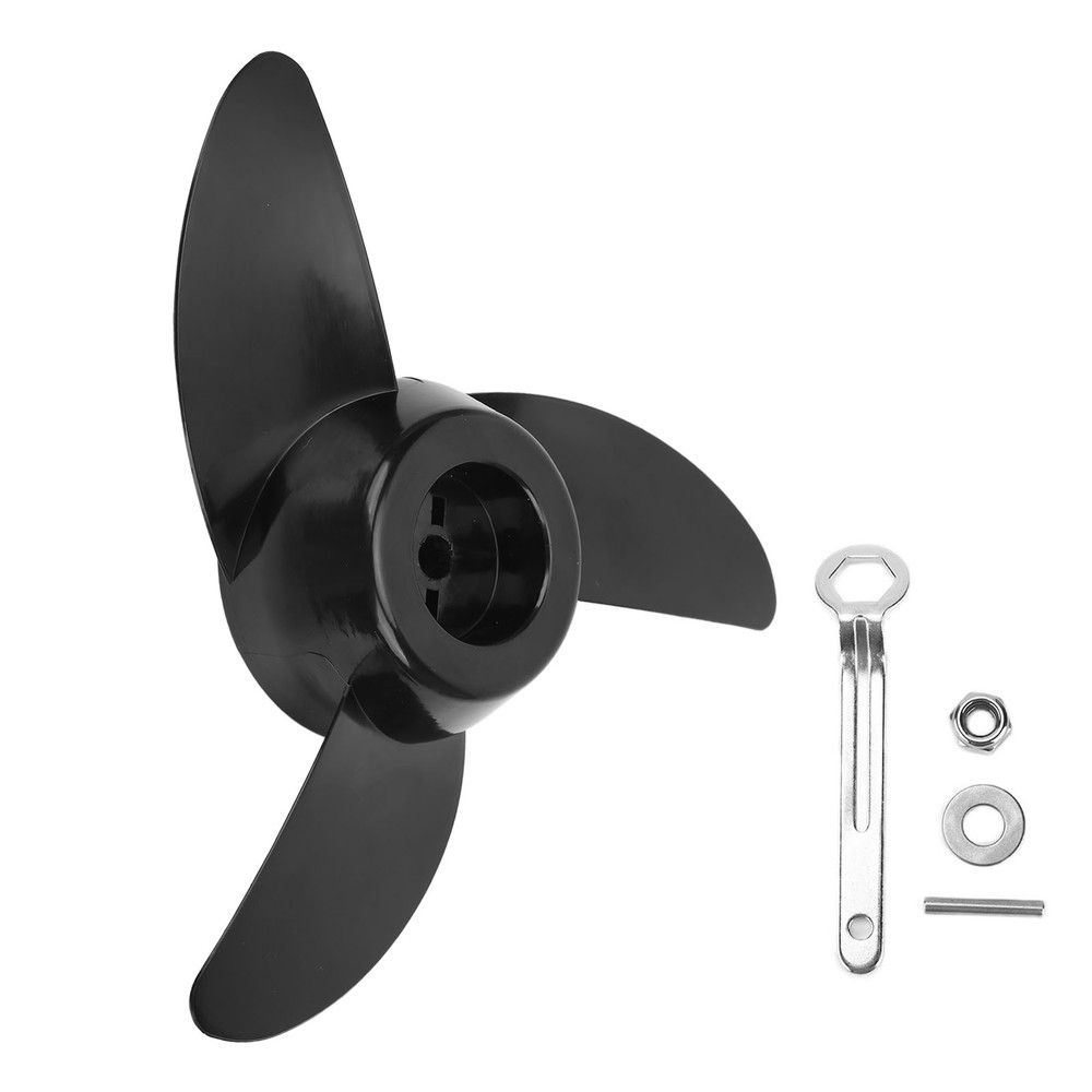 Electric Outboard Propeller Kit 3 Blades For 28lb 36lb 46lb 12V 24V Trolling UTE