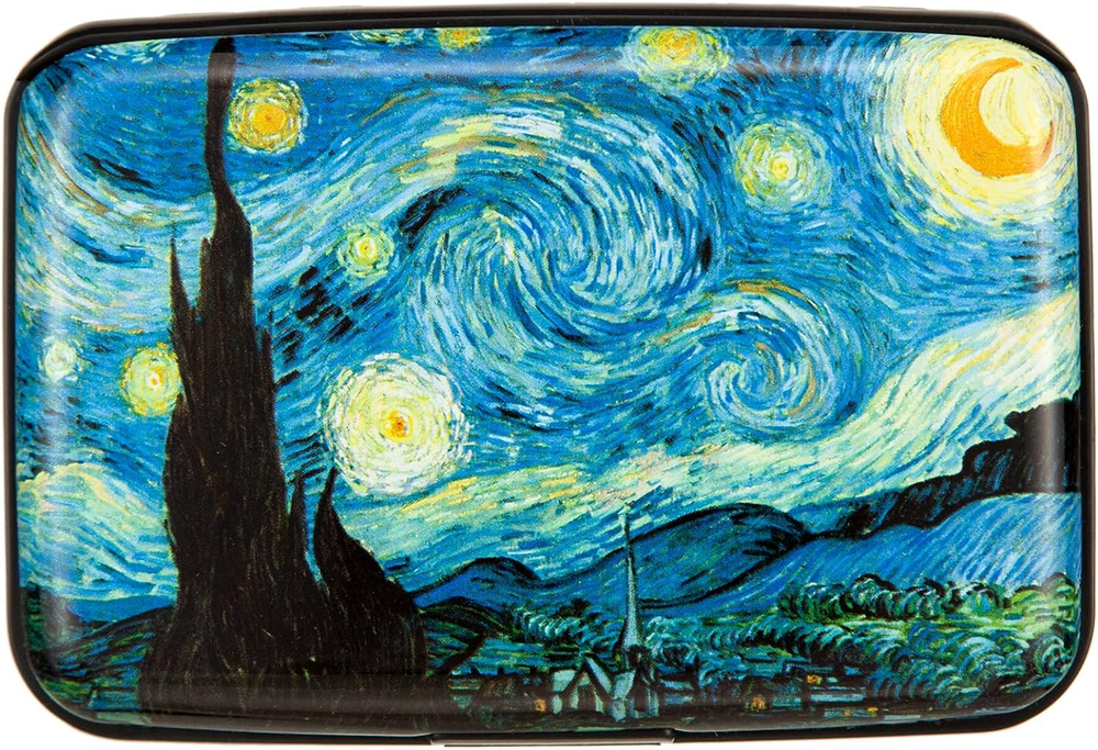 Credit Card Holder Small RFID Blocking Wallet Business Metal Slim Mini Aluminum-image