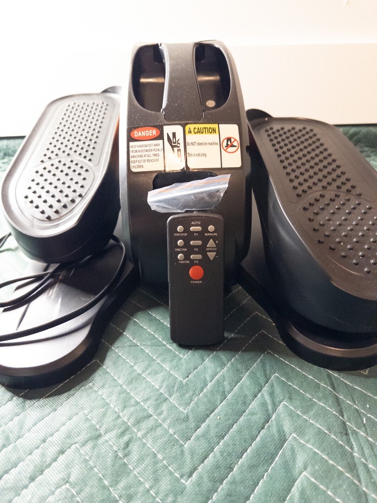 Under Desk Eliptical Machine Electric Leg Excerciser For Seniors Fully Assembled