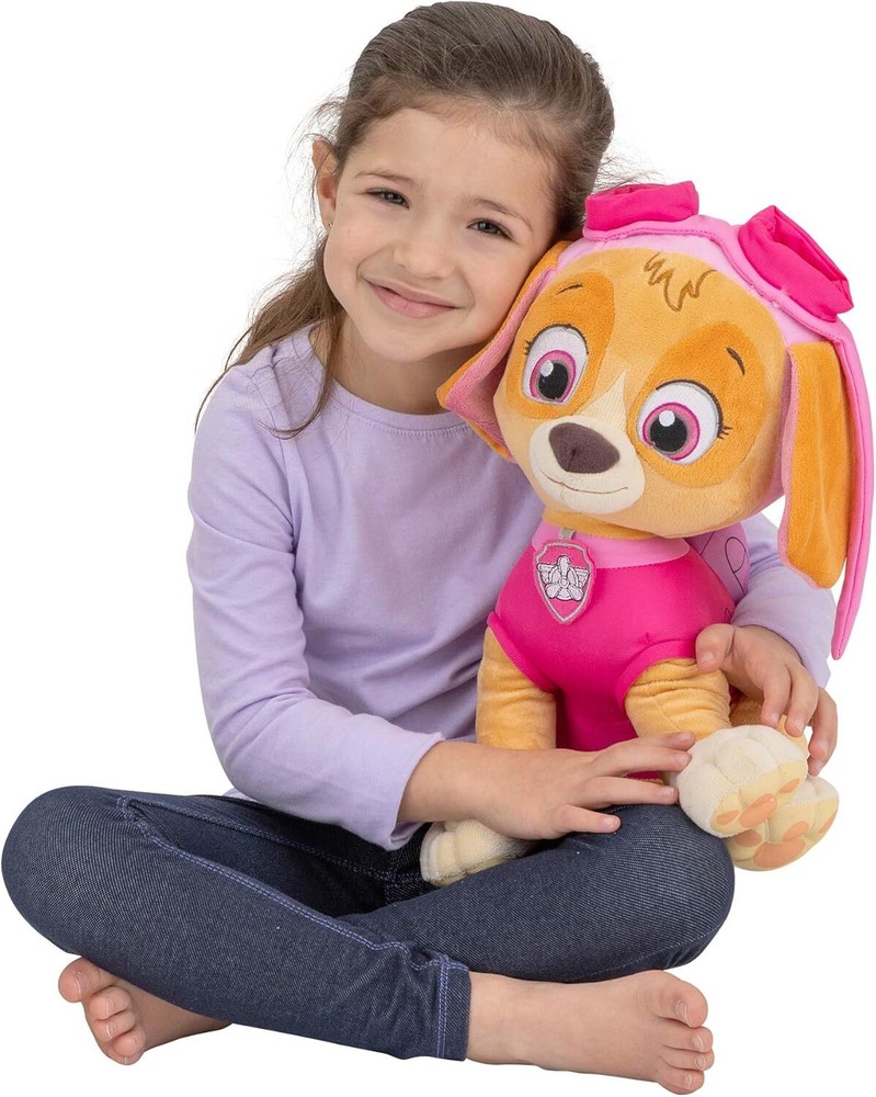 Franco Kids Bedding Plush Cuddle Pillow Buddy, One Size, Paw Patrol Skye