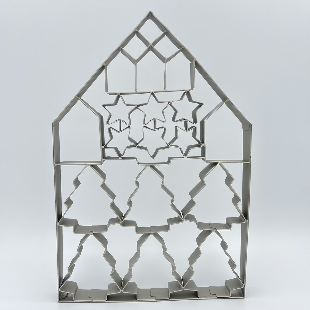 Hearth and Hand Magnolia 2019 Giant Multi-Cookie Cutter Sheet, Brushed Stainless