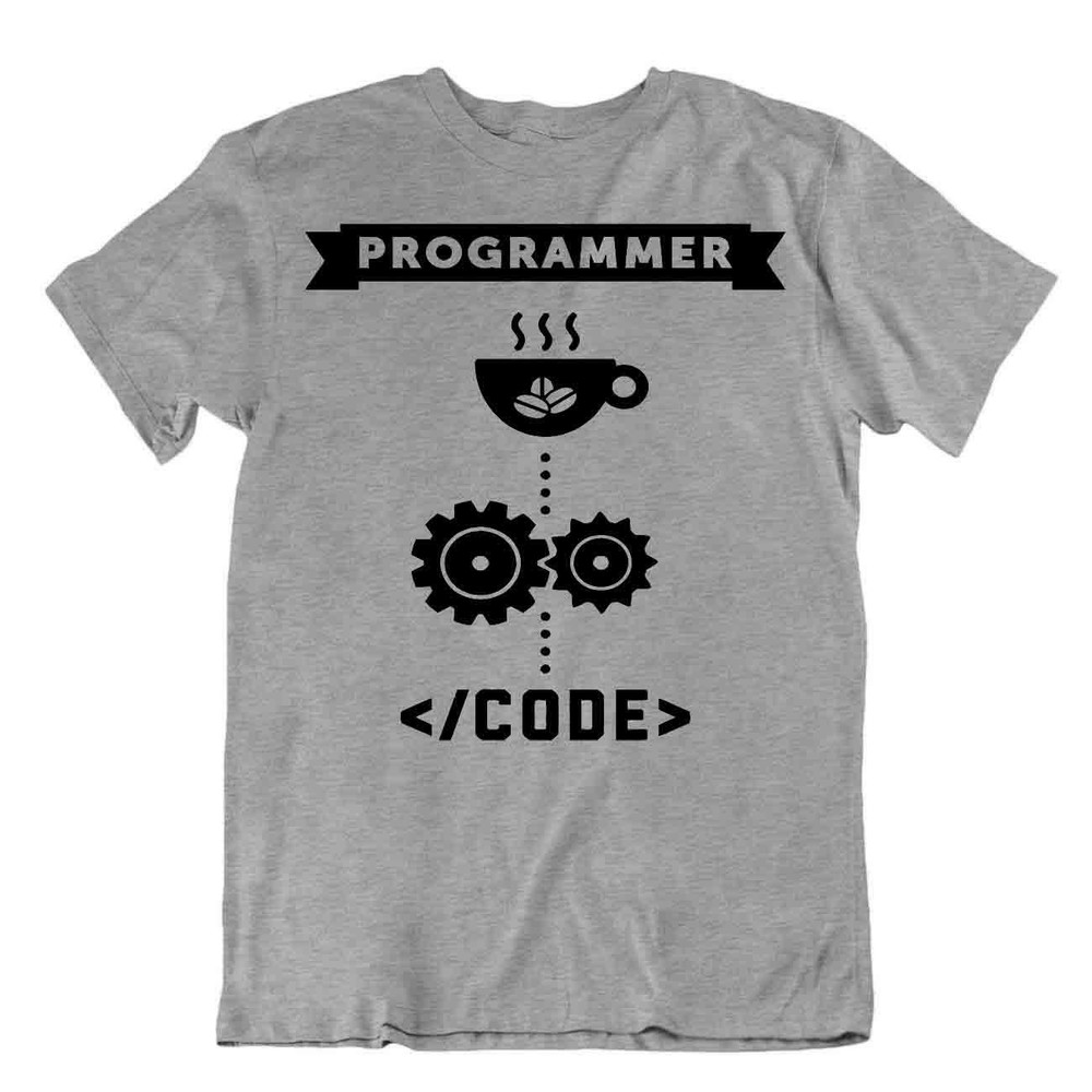 Programmer Code T-Shirt Coffee System Tee Funny Humor Shirt