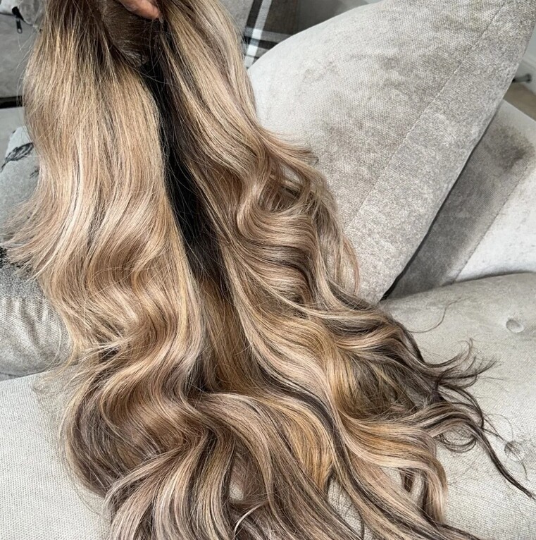 Blonde Highlight 13x4 Lace Front Human Hair Wig For Women