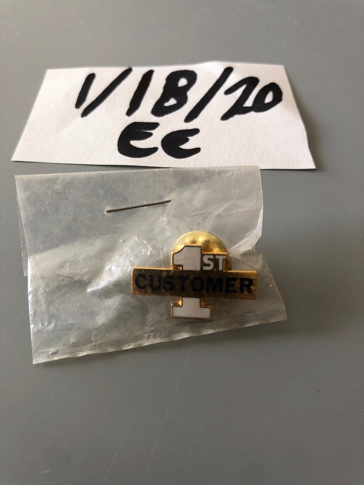 Vintage Customer First Pin-image