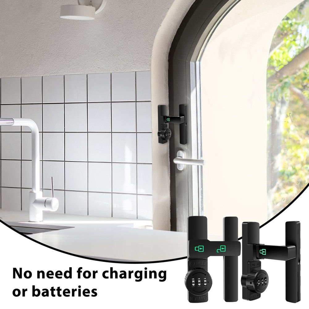 3-Digit Luminous Mechanical Password Lock for Barn Doors-image