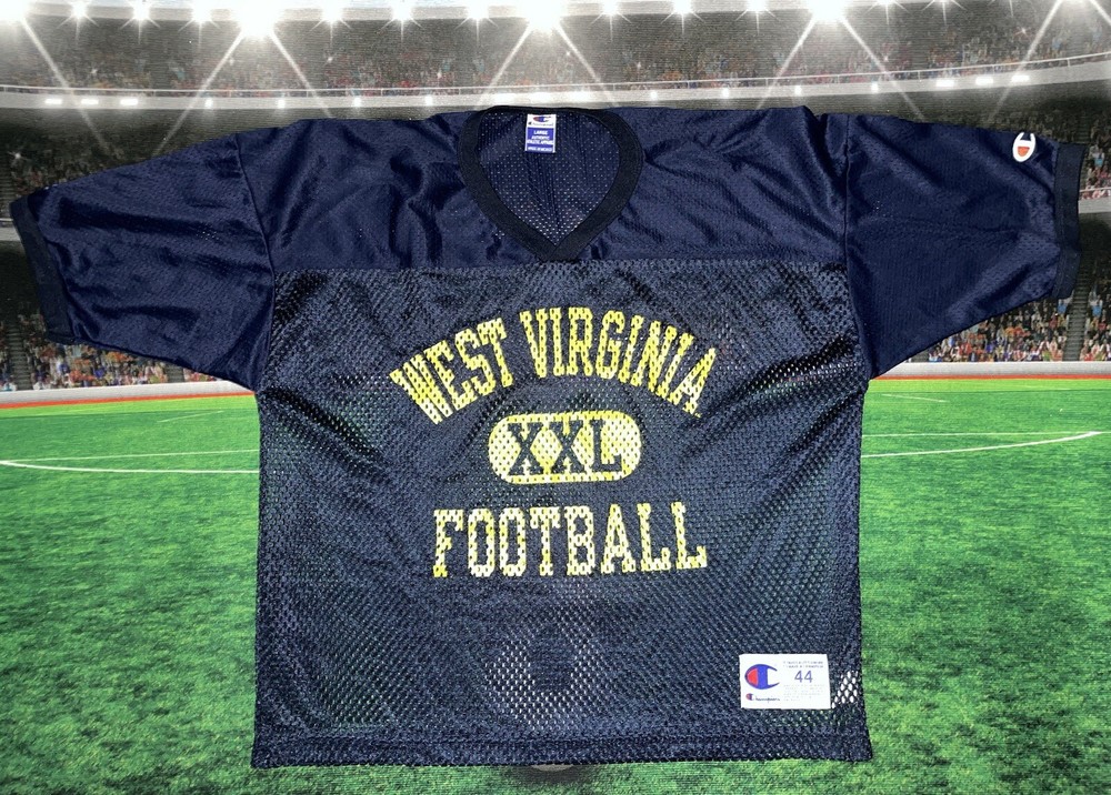 Vintage West Virginia Trainings Football College-NCAA Champion Jersey Sz 44 Used