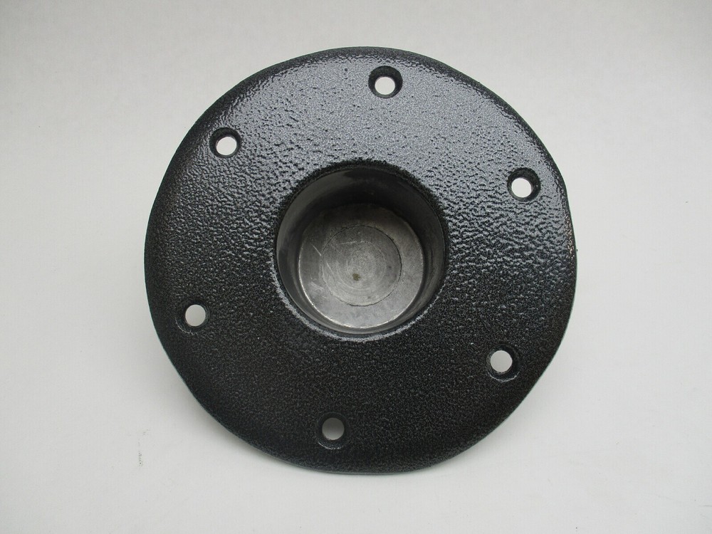 6-inch Round Boat Seat Pedestal with Grill Plug-In Post Base