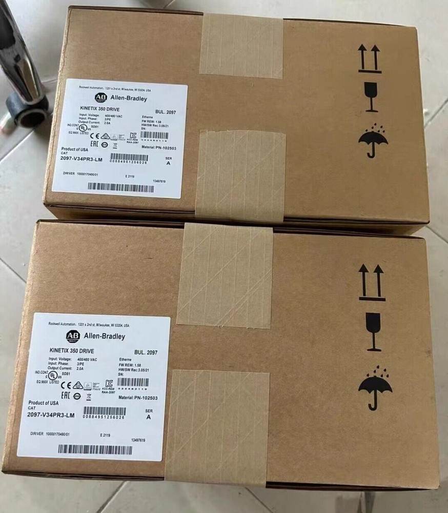 AB 2097-V34PR3-LM NEW Factory Sealed SERVO DRIVE 2097 V34PR3 LM Spot Goods！