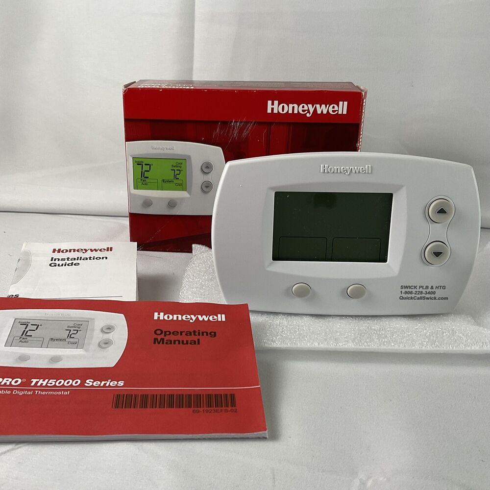 Honeywell FocusPro 5000 TH5220D1003 Non-Programmable Thermostat Digital Display
