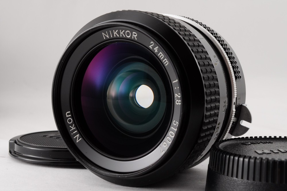 Optical MINT Nikon Ai NIKKOR 24mm F/2.8 MF Wide Angle Lens F Mount From Japan