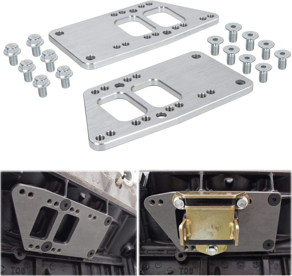 LS Swap Motor Mount Adapter Plates for Small Block LS Engines