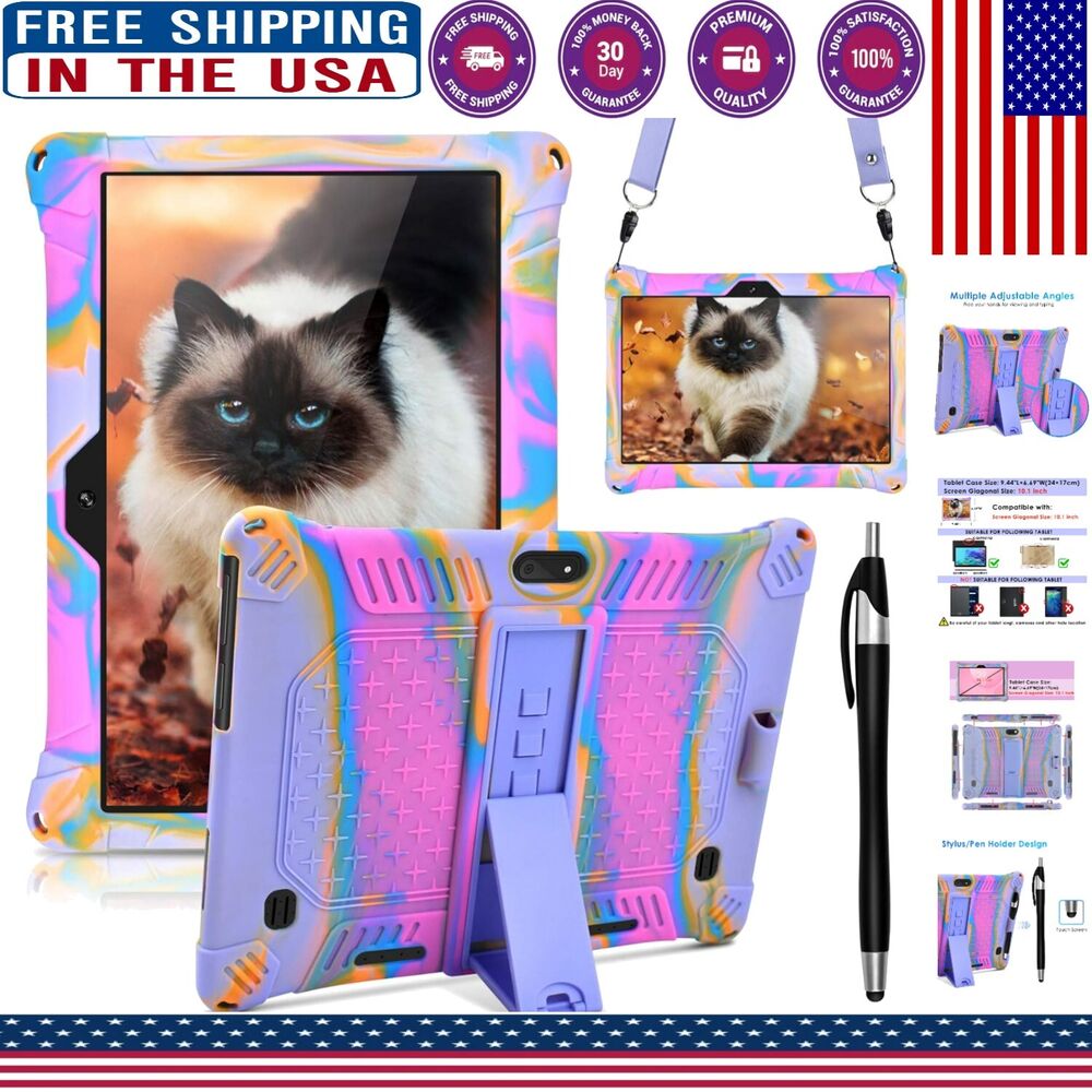 Customized Soft Silicone Case for Dragon Touch & ZONKO 10.1 - Stylish & Portable