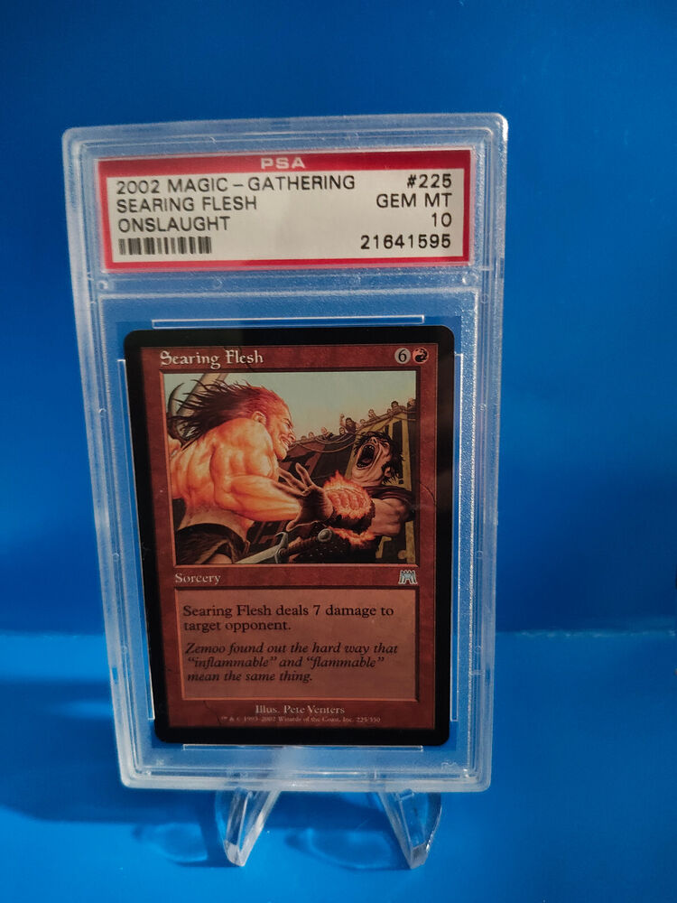 2002 magic - сбор жгучей плоти натиск psa 10 низкая популяция