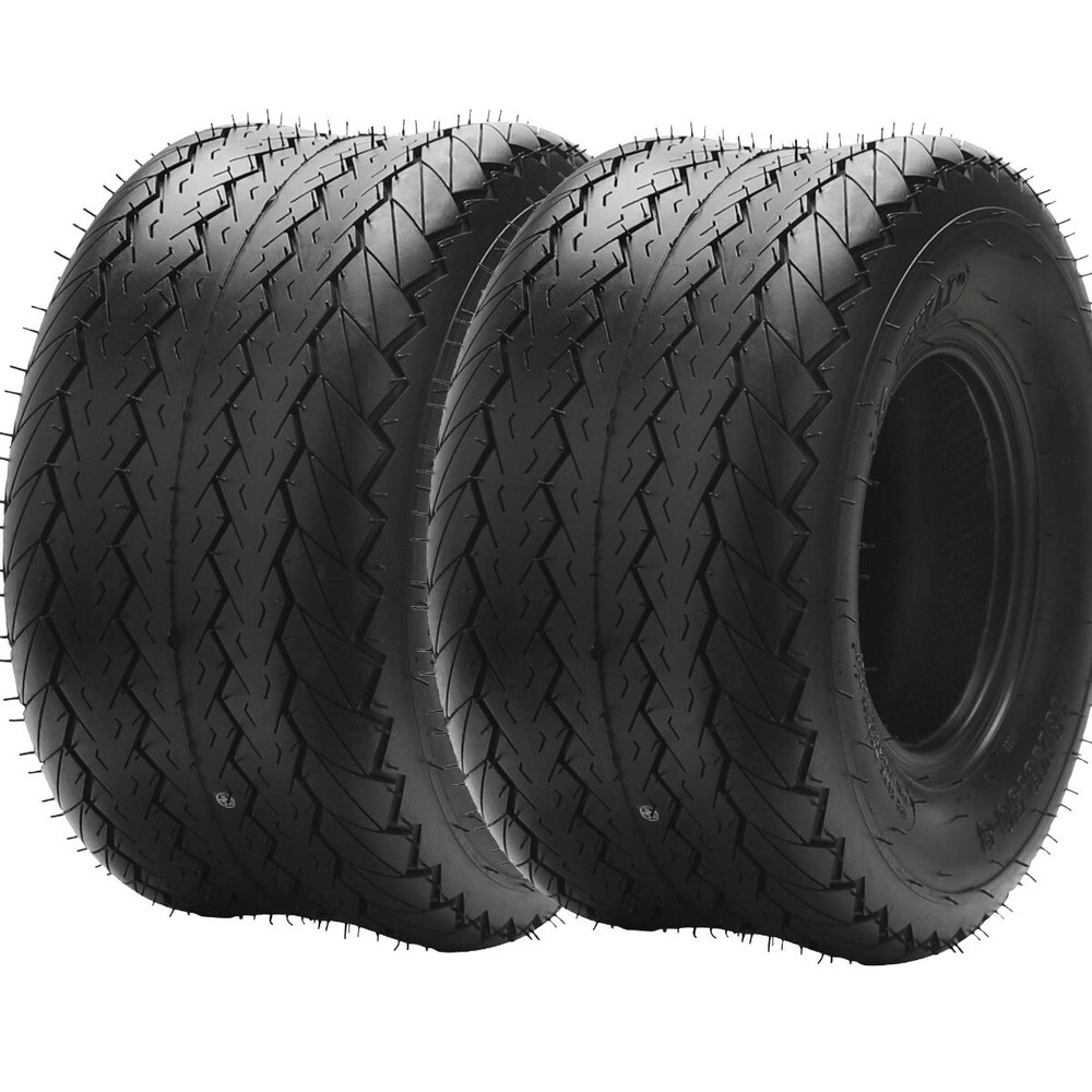 2pc 18x8.50-8 Lawn Mower Garden Tractor Turf Tires 4 Ply 18x8.50x8 18x8.5-8 Golf