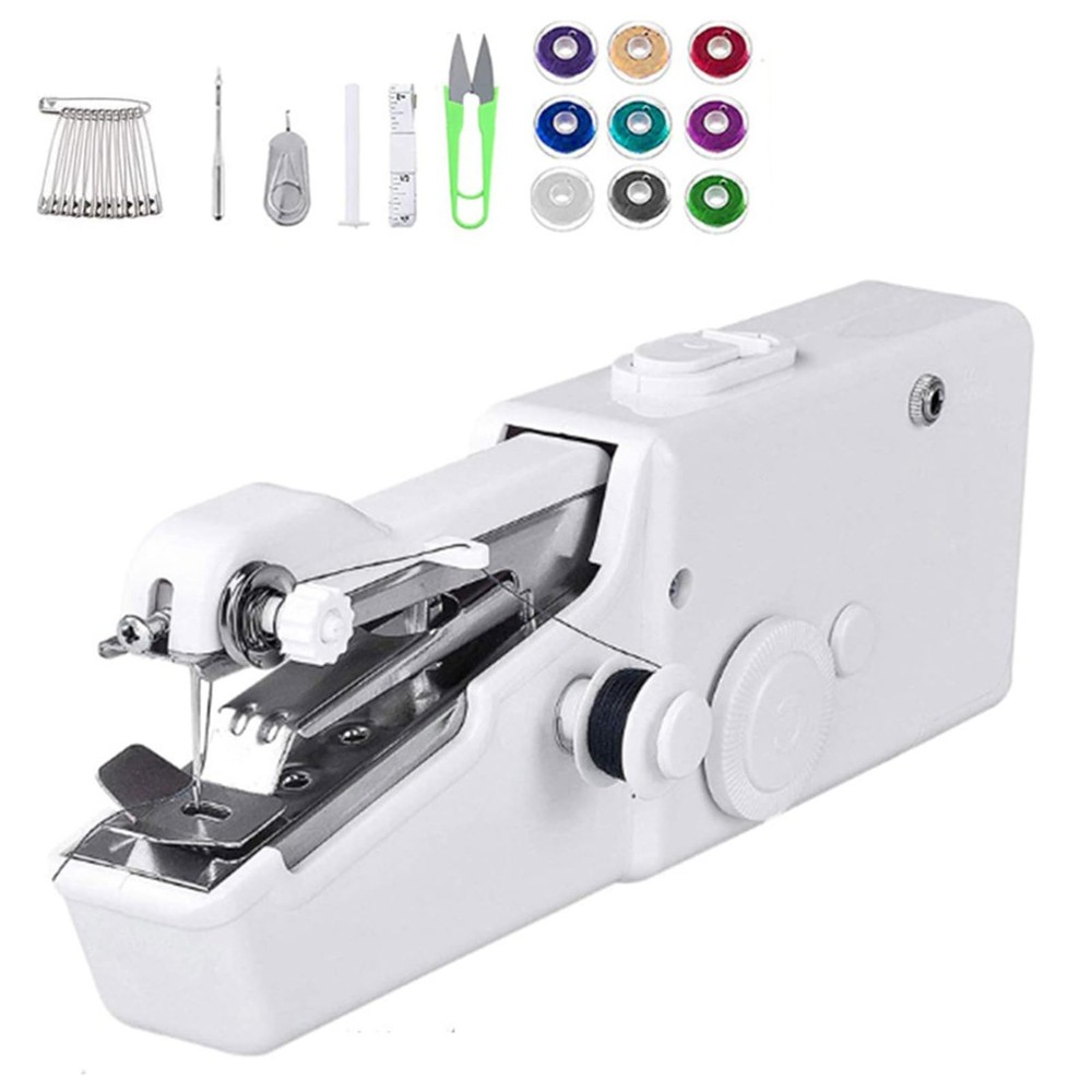 Portable Cordless Mini Handheld Sewing Machine for Quick Stitches  