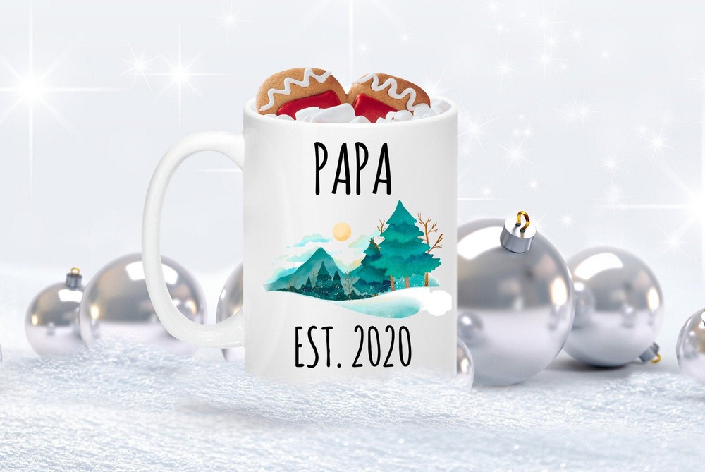 New Papa Mug New Papa Cup Papa Gift New Papa Coffee Mug Baby Shower Present Idea